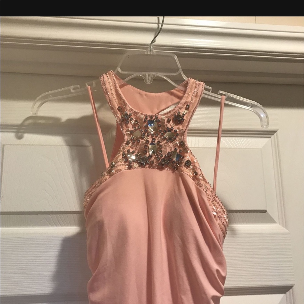 Cache pink maxi dress